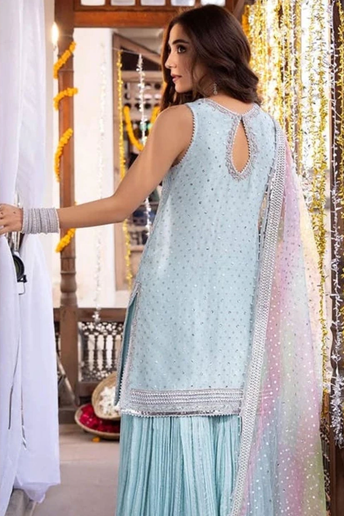 MAYA ALI LUXURY CHIFFON COLLECTION 3 PC UNSTITCHED