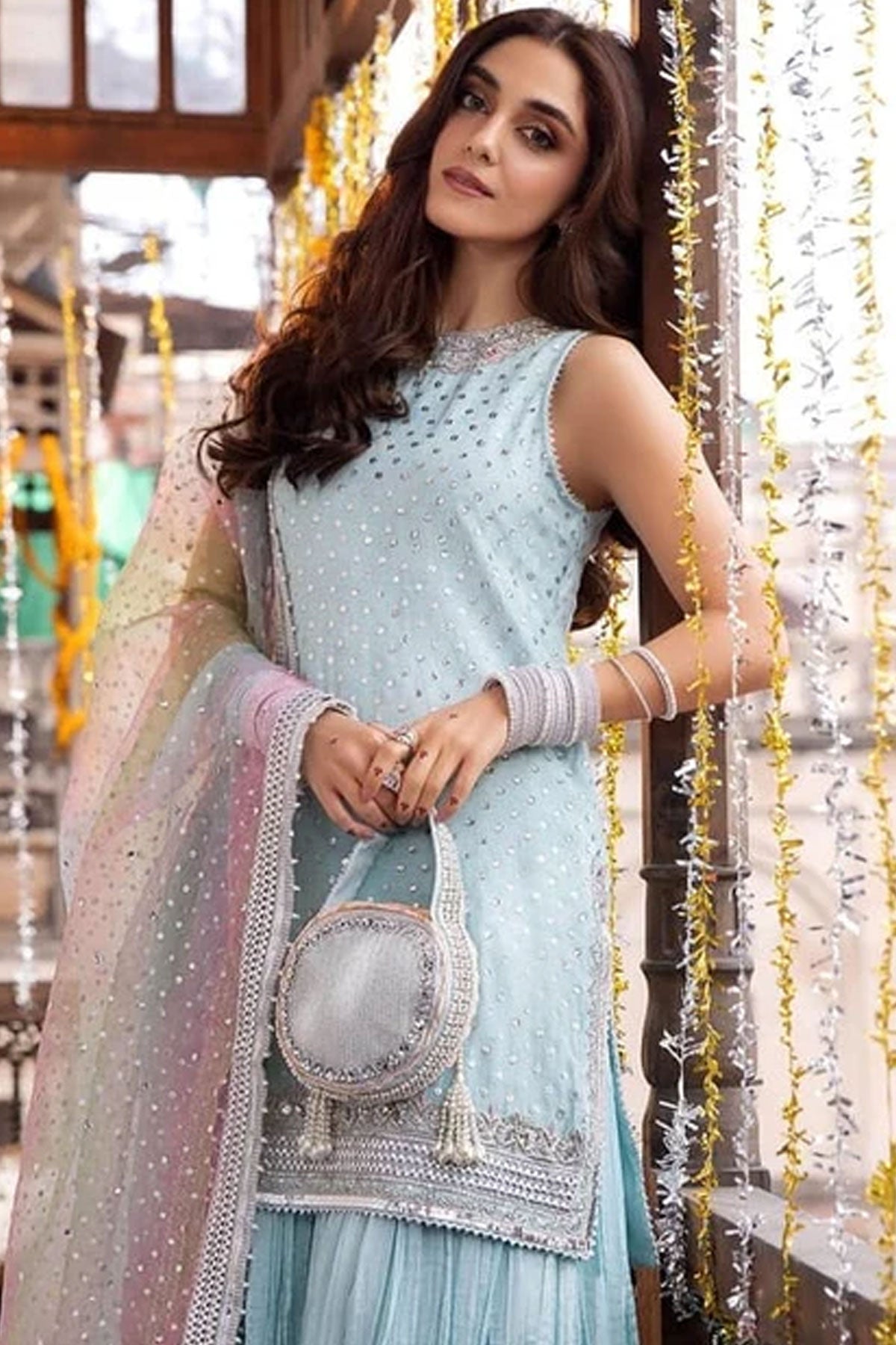 MAYA ALI LUXURY CHIFFON COLLECTION 3 PC UNSTITCHED