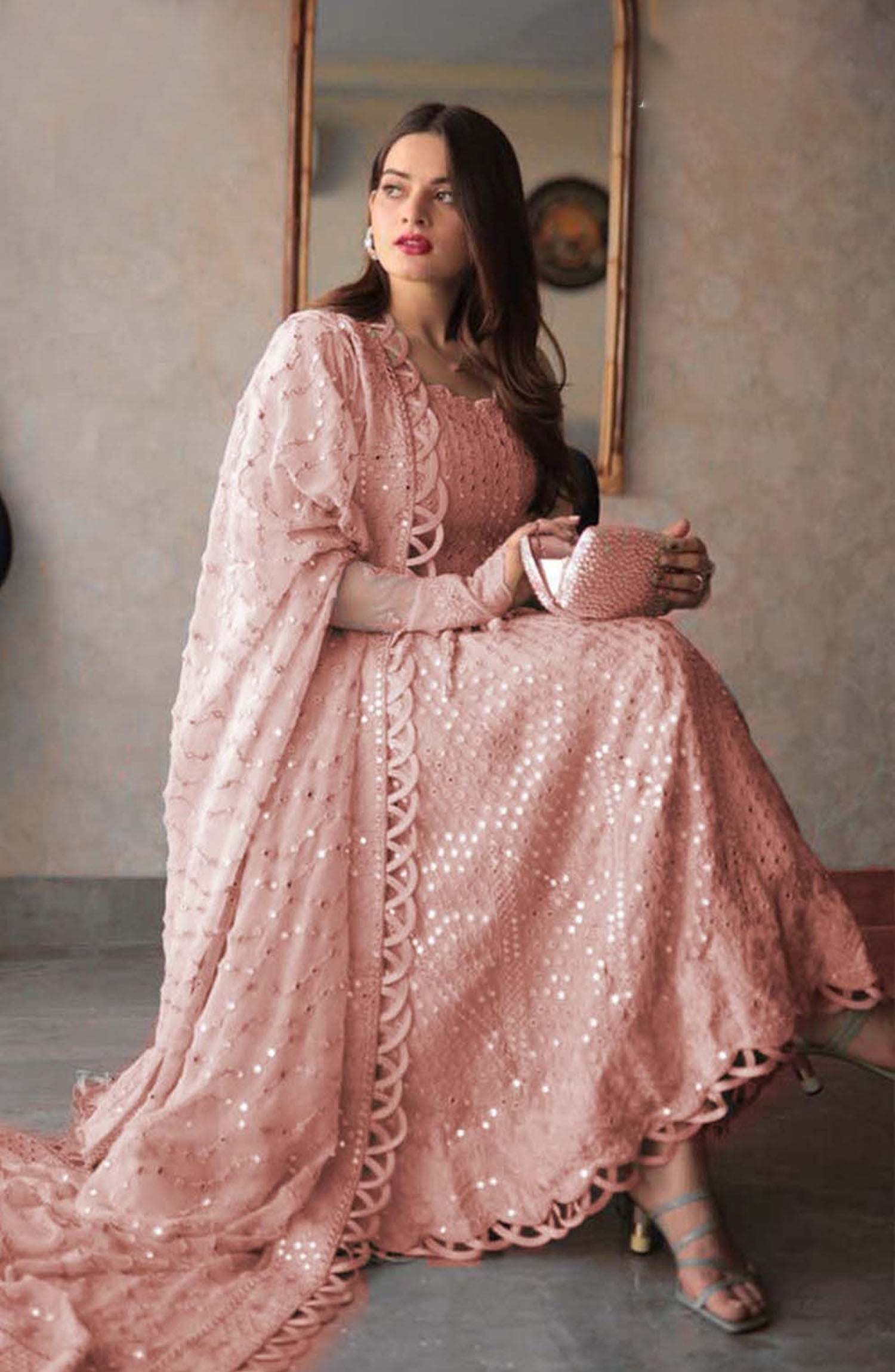 ASIM JOFA
Most hit demand design now available & 
•Chiffon Heavy 9mm Sequence full Embroidered Body 

•Chiffon Heavy 9mm Sequence Embroidered Sleeves
•Chiffon Heavy 9mm Sequence Embroidered Lehenga with attached Border &amp; Lace (102 inch)

•Chiffon Heavy 9mm Sequence Embroidered Dupatta with attached Border &amp; Lace

•Dyed Trouser
