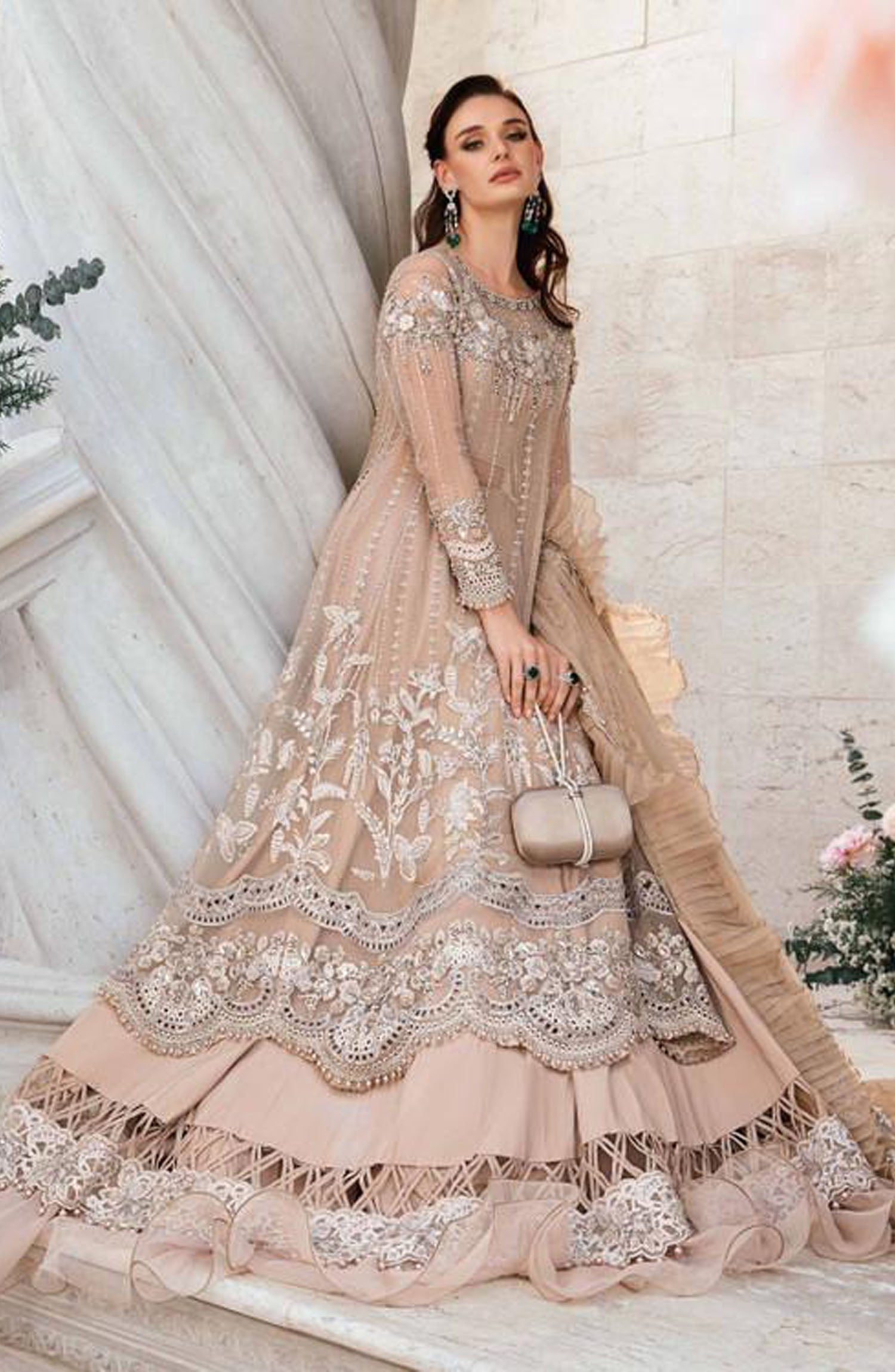 Maria B Wedding Dresses
NEW CATLOG
MOST HIT DESIGN
Chiffon fully heavy embroidered Pakistani bridal dress 2024 spangle work front with fully beats work with Chiffon embroidered dress spangle work neckline with fully hand embellishment adha work with heavy embroidered spangle work with cut work with heavy hand embellishment adha work daman boarder
chiffon fully heavy embroidered spangle work back with heavy embroidered spangle work daman boarder with cut work
chiffon fully heavy alternate embroidered spangle